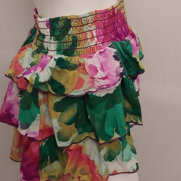 Wet Seal floral mini skirt - Picture 5 of 10